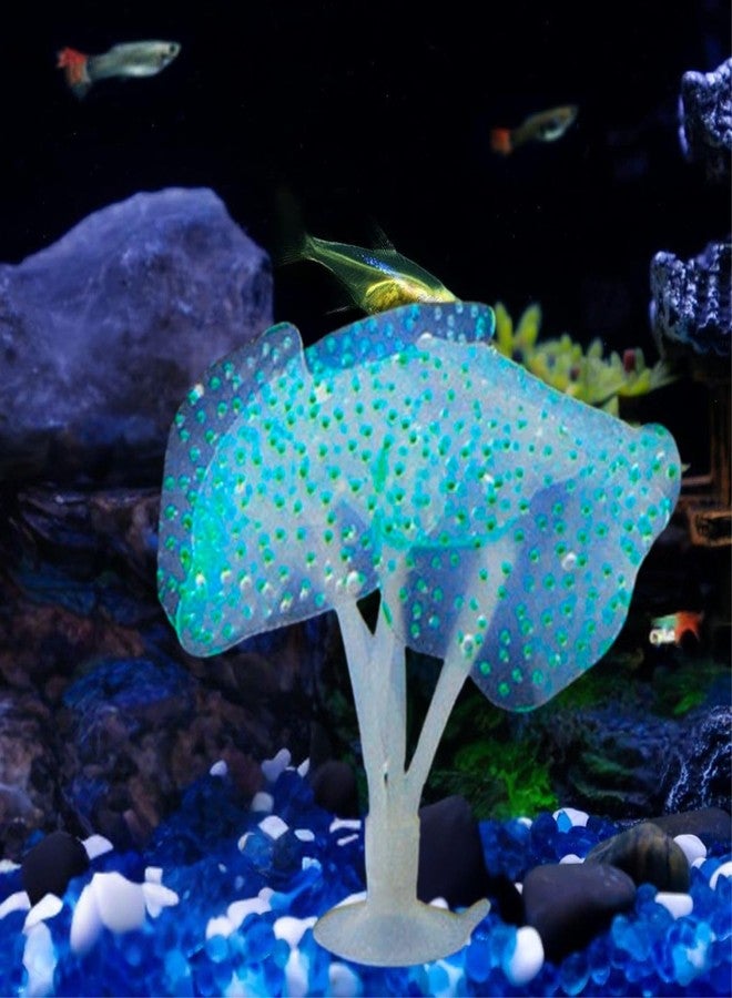 زينة مرجانية متوهجة من السيليكون الناعم VAYINATO® (SH002)، مرجان صناعي مائي فلورسنت لتزيين أحواض السمك | ديكور ساحر لأحواض السمك (لون عشوائي) من Petzlifeworld - Image 1